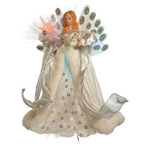 7 Light 12" Angel Christmas Tree Topper 2