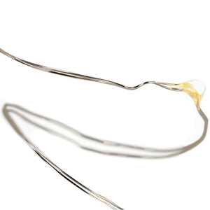 10' 25 Light Warm White Battery-Operated Fairy Lights LED String 1