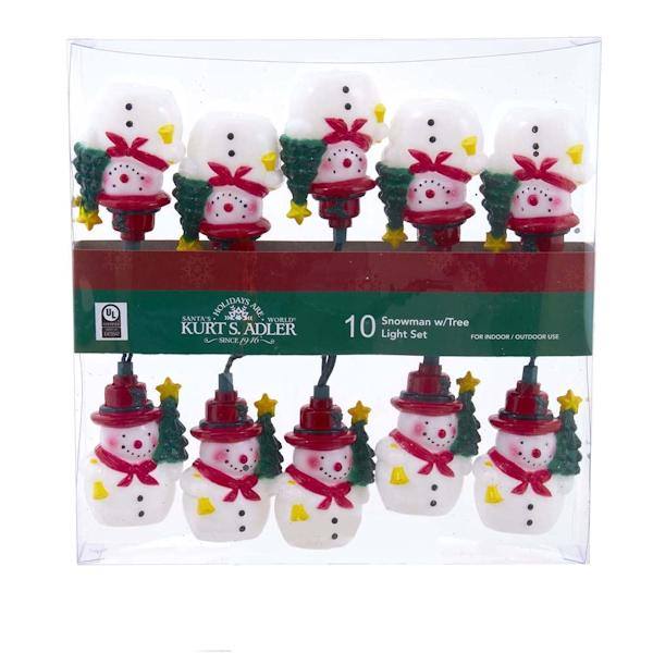 10 Light 12' Snowman String Set 6