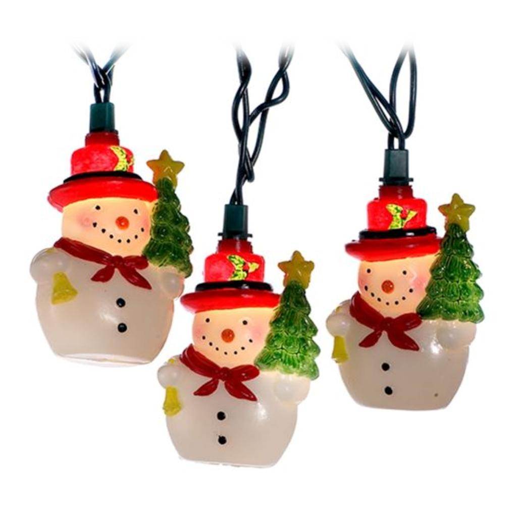 10 Light 12' Snowman String Set 1