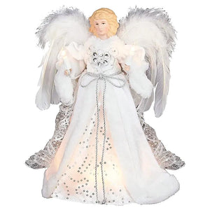 10 Light 12" Angel Christmas Tree Topper 1