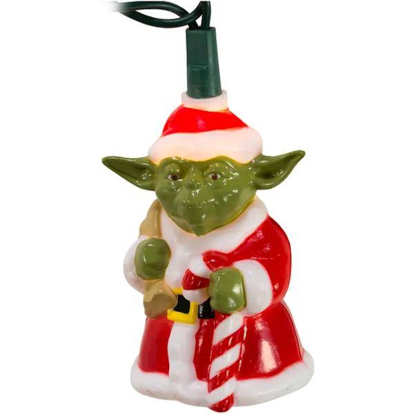 10 Light 12' Star Wars™ Yoda Santa String Set 2