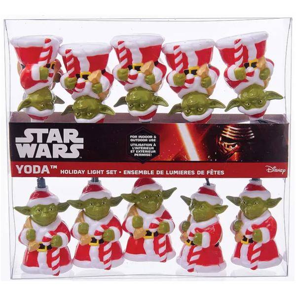 10 Light 12' Star Wars™ Yoda Santa String Set 6