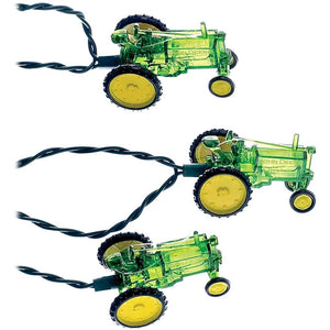 10 Light Green Wire John Deere™ Tractor Light String Set 1