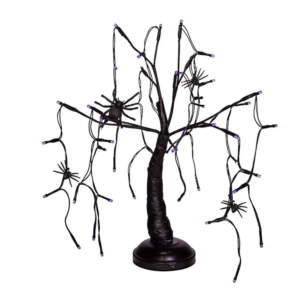 48 Light Spider Black Battery-Operated LED Lights 1