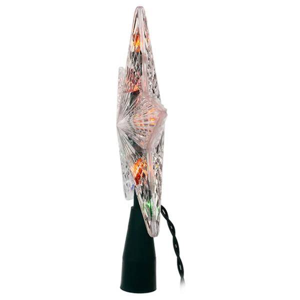 10 Light 7.3" Multi Color Star Christmas Tree Topper 5