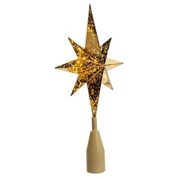 10 Light 11.5" Bethlehem Star Christmas Tree Topper 3