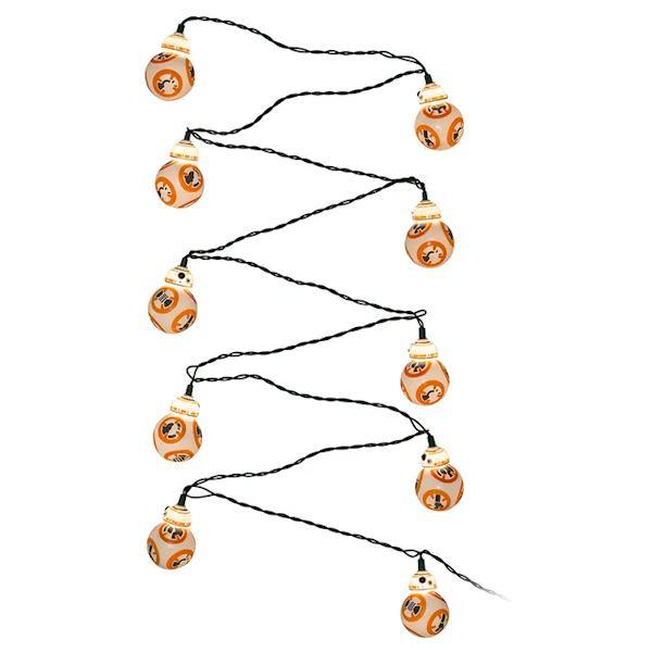 10 Light 12' Green Wire Star Wars™  BB8 String Set 4