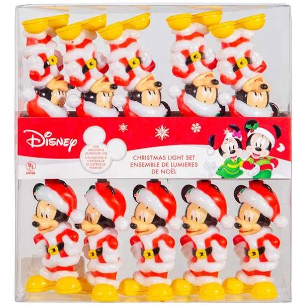 6 Light 8.5' Disney® Mickey Battery Operated String Set with Timer 6