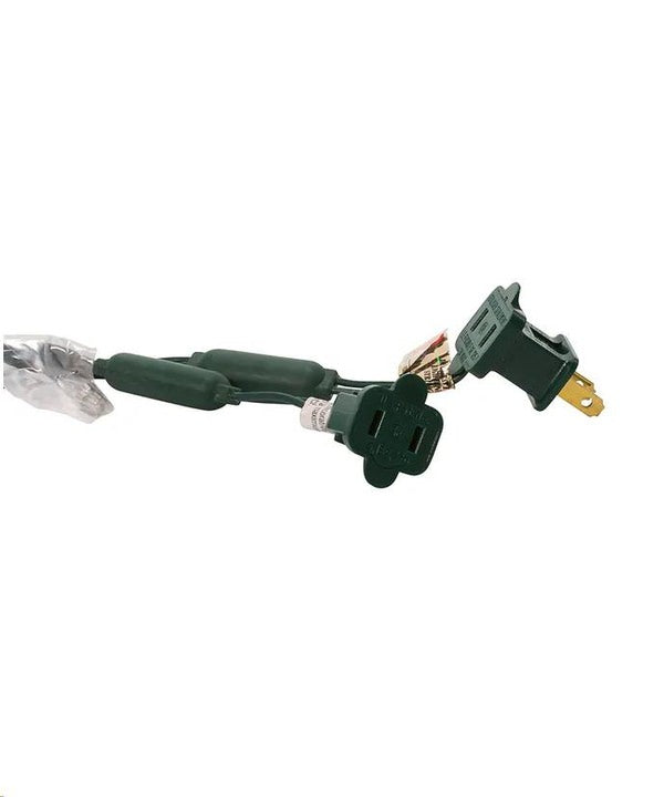 50 Light 25.5' Green Wire Red Lights 3