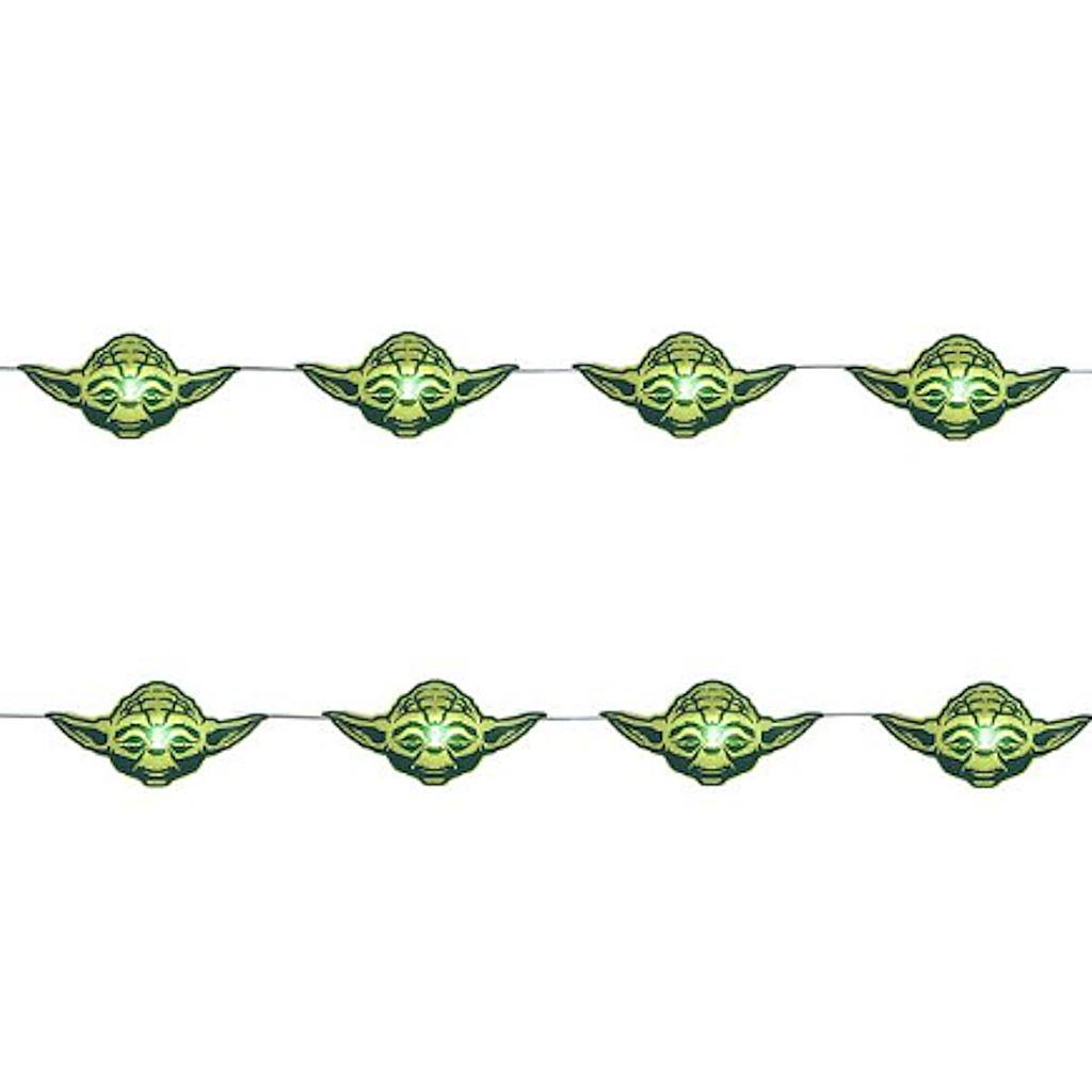 20 Light 9' Star Wars™ Yoda Battery Operated String Set with Timer 1