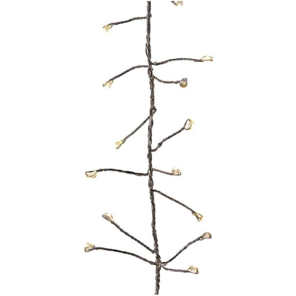 240 Light 8' Silver Wire Warm White Fairy Lights 1