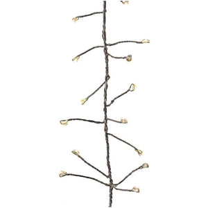 240 Light 8' Silver Wire Warm White Fairy Lights 1