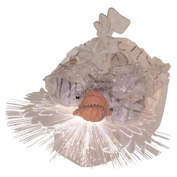 70 Light 18" Fiber-Optic Angel Christmas Tree Topper 5