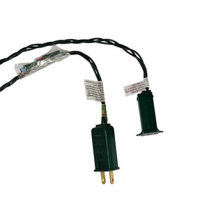 25 Light 17' C9 Green Wire Multi-Color Holiday String Set 3