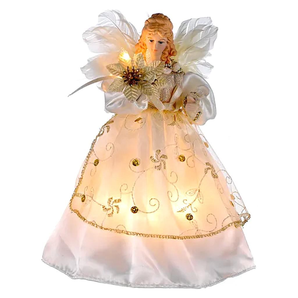 10 Light 9" Angel Christmas Tree Topper 1