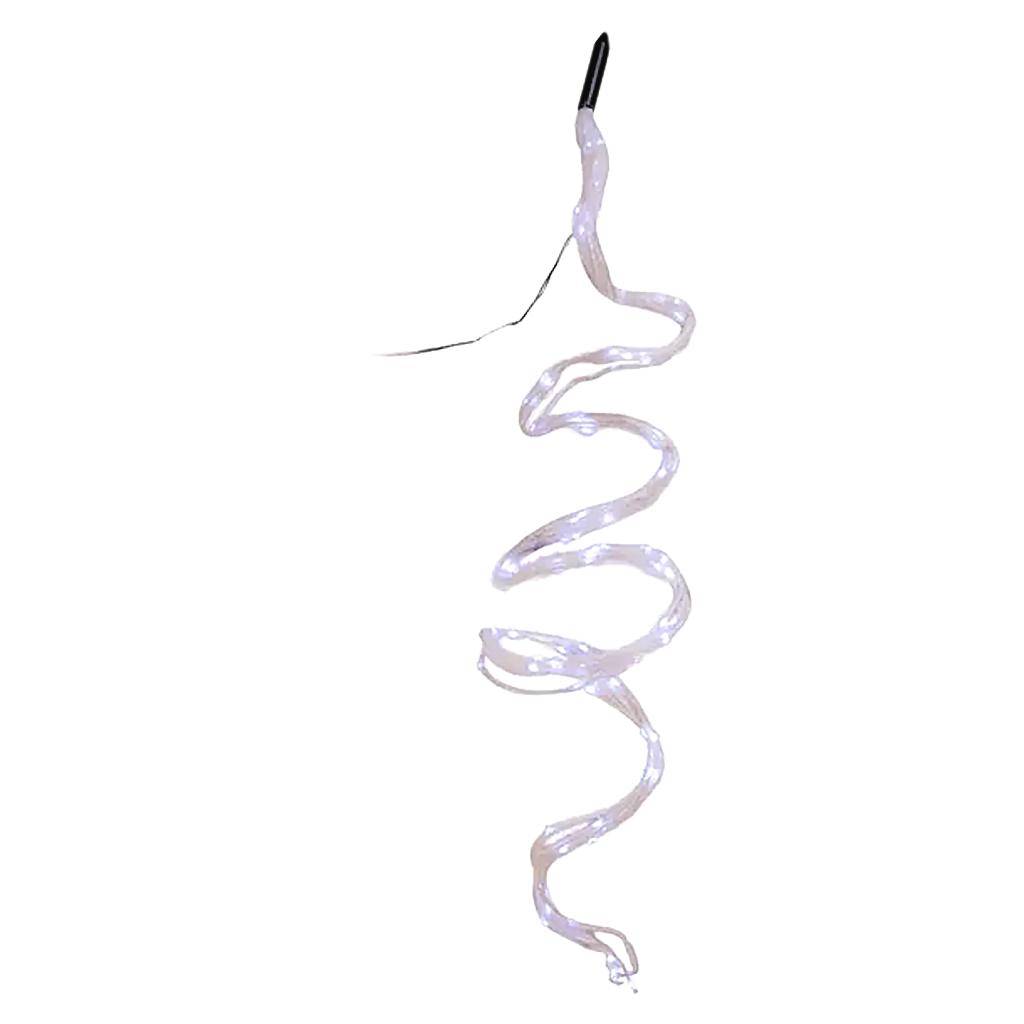 120 Light Fuzzy Rope Cool White Lights LED Light String 1