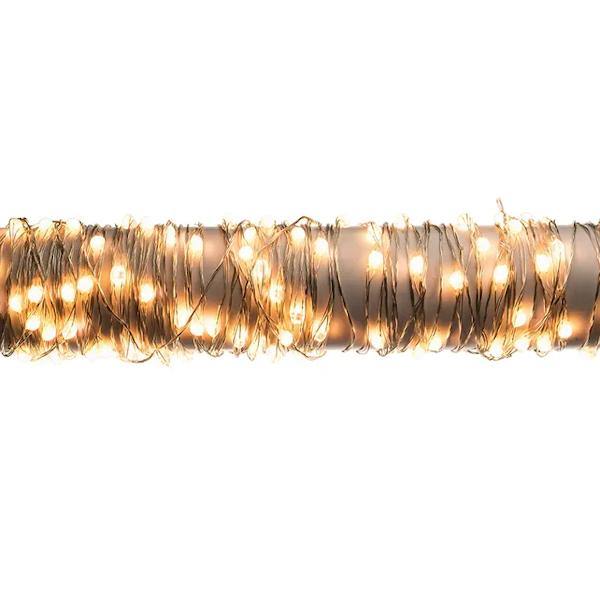 300 Light 108' Silver Wire Warm White Lights 2