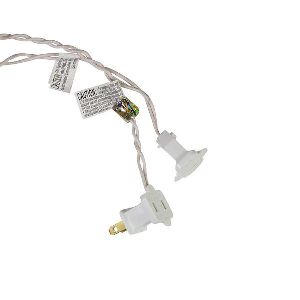 10 Light 12' Silver Wire Opaque Cannabis String Set 3