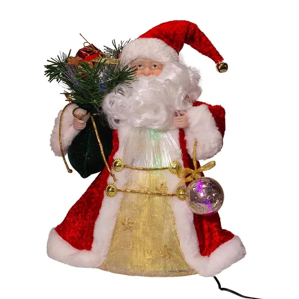 12" Santa Claus Christmas Tree Topper 1