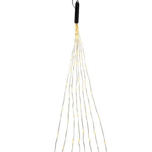 240 Light 9.8' Silver Wire Warm White Cascade Lights 2