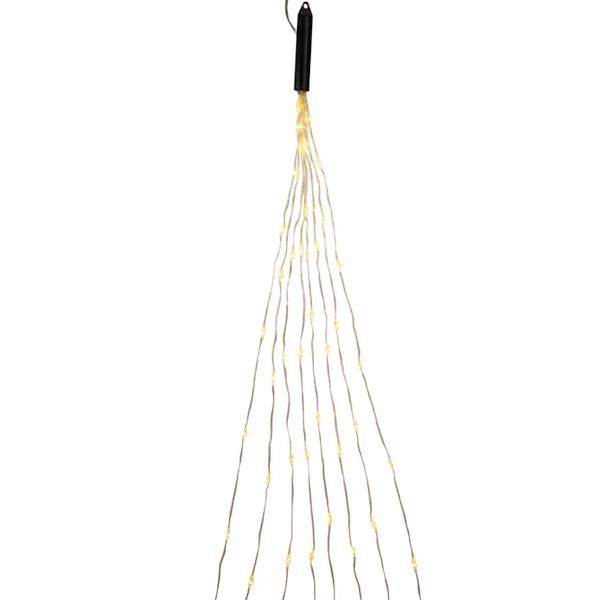 240 Light 9.8' Silver Wire Warm White Cascade Lights 2