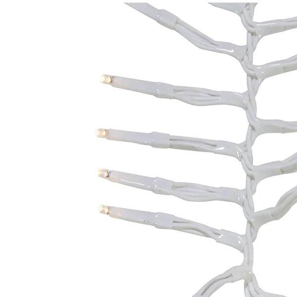 33' 1000 Light White Wire Warm White LED Lights 2