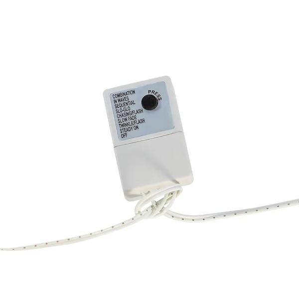 33' 1000 Light White Wire Warm White LED Lights 3
