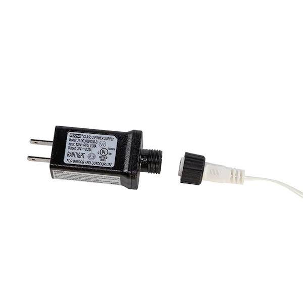 33' 1000 Light White Wire Warm White LED Lights 4