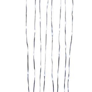 42.8' 100 Light Clear Wire Cool White Connectable Lights 3