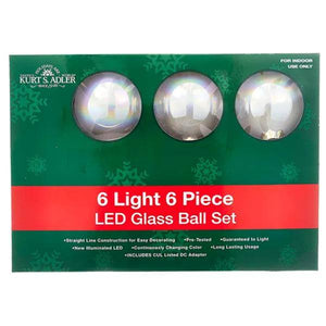 6 Light 14' Multi-Color 80mm LED Miniature String 3
