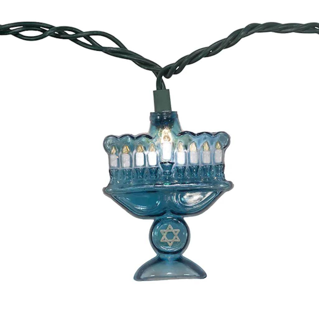 10 Light 9' Menorah String Light Set 1