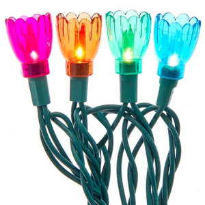 35 Light 22.6' Multicolored Tulip String Set 1