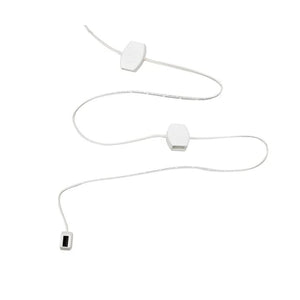 6' USB Power Extension Cord+™ With White Wire and 6 Ports 1