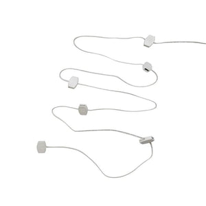 10' USB Power Extension Cord+™ With White Wire and 12 Ports 1