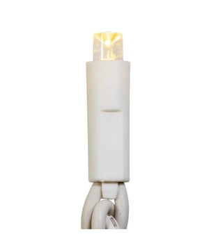 7' 70 Light Commercial Grade Warm White Soft Twinkle LED Icicle Light 4