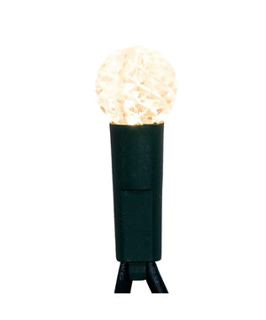 12' 35 Light UL Warm White G12 Green Wire LED Light Set 2