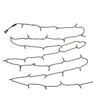 12' 35 Light UL Warm White G12 Green Wire LED Light Set 4