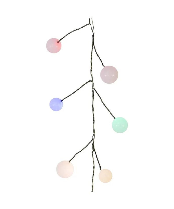 8' 100L Multicolor LED Gumball Cluster Light Garland 2