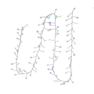 8' 100L Multicolor LED Gumball Cluster Light Garland 1