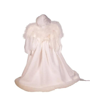 10 Light 14" White Angel Tree Topper 3