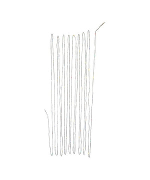 100 Light 33' Battery Operated Multicolor Green Wire Fairy Light Set 3