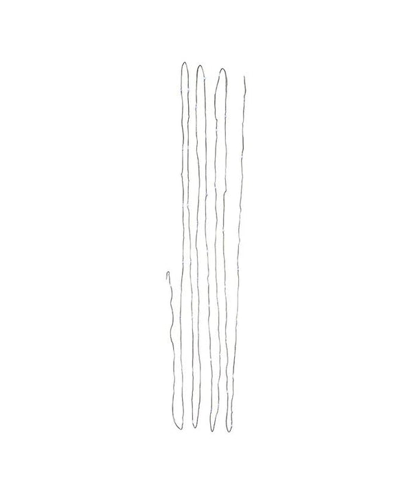 50 Light 16.3' Battery Operated Cool White Green Wire Twinkle Fairy Light Set 3