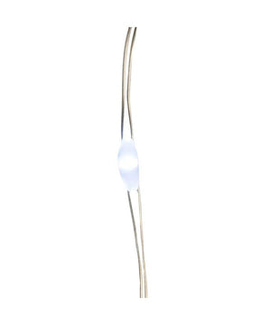 50 Light 16.3' Battery Operated Cool White Soft Twinkle Silver Wire Fairy Light Set 2