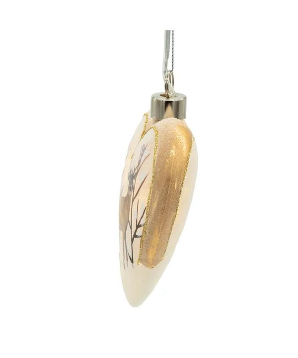 4.33" Illuminated Gems USB Lighted Glass Heart Ornament 4