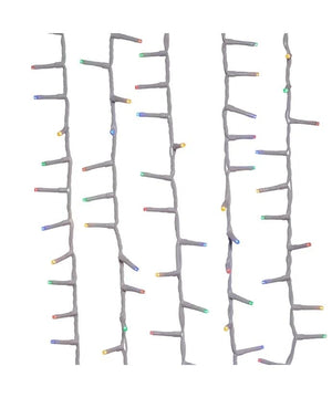 49' 600 Light White Wire Multi-Color Rice Lights 2