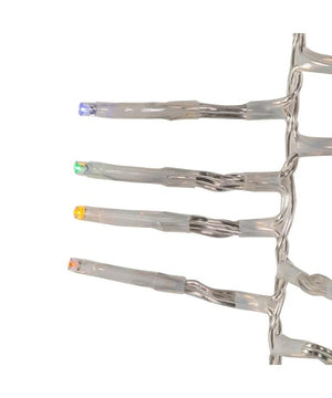 33' 1000 Light Clear Wire Multi-Color Multifunction Cluster Garland Lights 3
