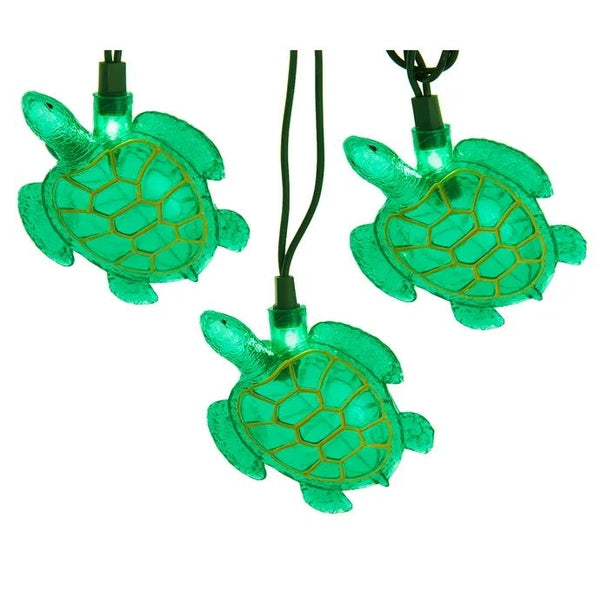 10 Light 9' UL Sea Turtle Light Set 1