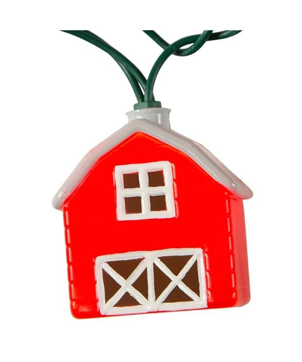 10 Light 9' UL Barn Light Set 2