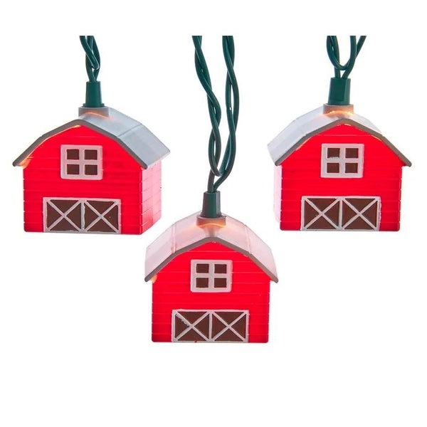 10 Light 9' UL Barn Light Set 1